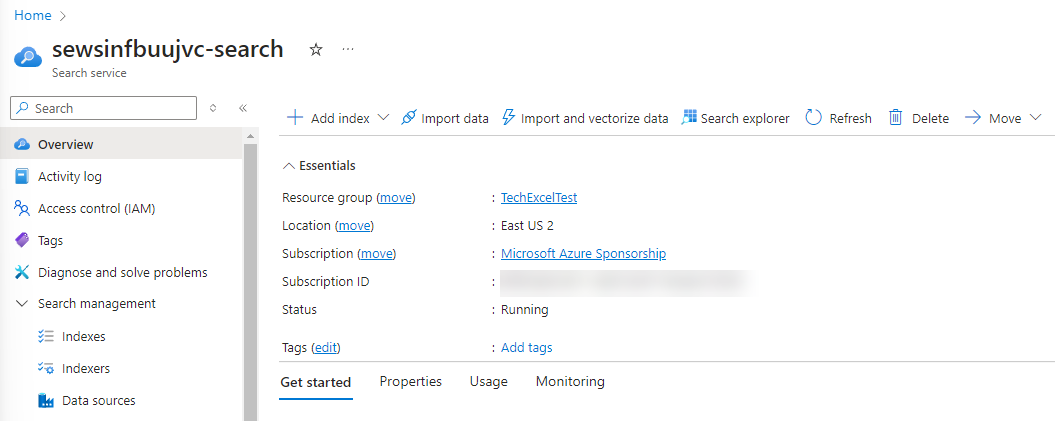 Select the Import and vectorize data menu option.